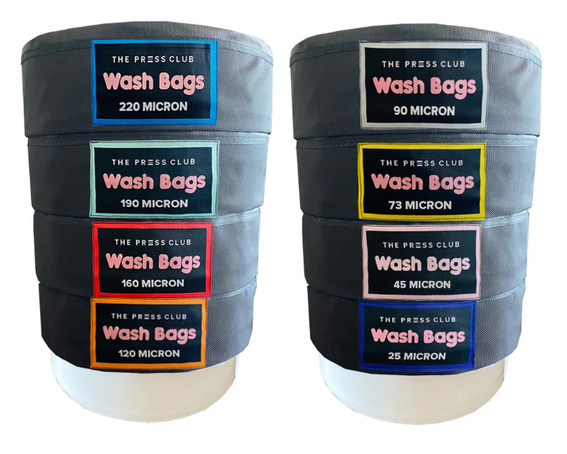 The Press Club 5 GALLON CANVAS BUBBLE BAGS 8-PACK - Full Set