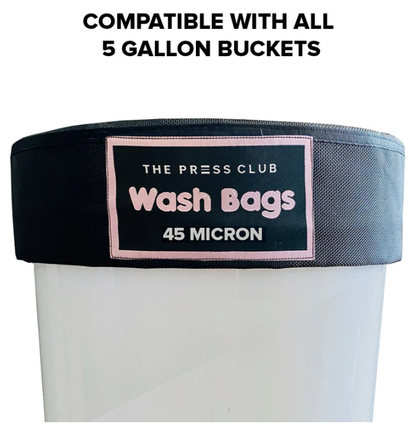 The Press Club 5 GALLON CANVAS BUBBLE BAGS 8-PACK - 45 Micron