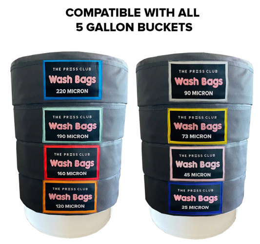 The Press Club 5 GALLON CANVAS BUBBLE BAGS 8-PACK - Compatability