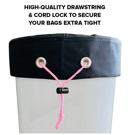 The Press Club 5 GALLON CANVAS BUBBLE BAGS 8-PACK - Drawstring