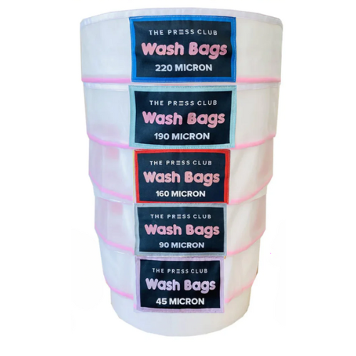 The Press Club x FRENCHY CANNOLI 5 GALLON ALL MESH SIEVING BAGS 5-PACK - 220 / 190 / 160 / 90 / 45 Micron Main Image