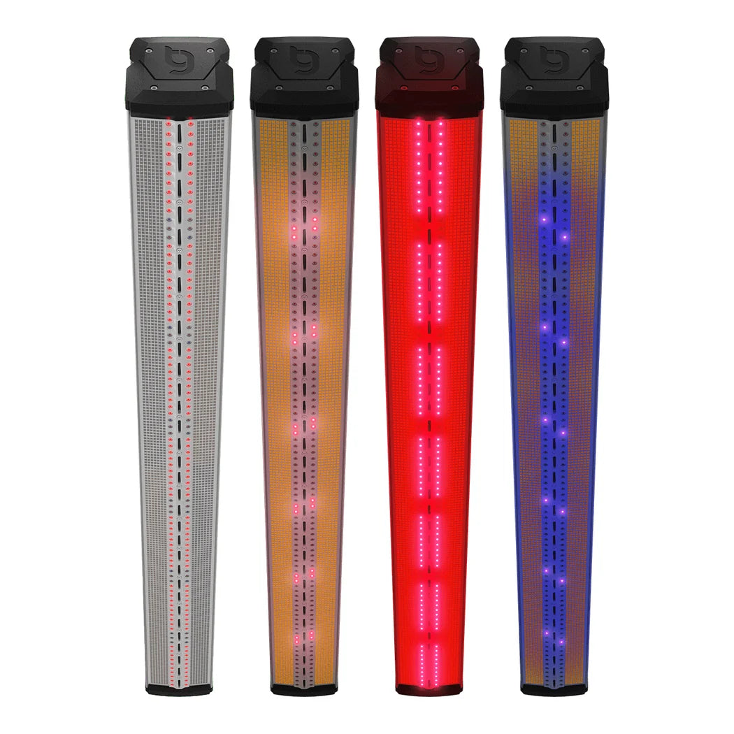 Model-I Plus channels lit: white, deep red, far red and UV