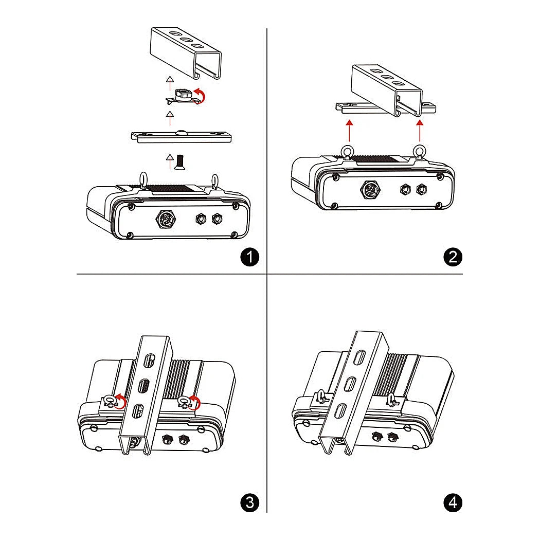 UH-1 Unistrut hanger installation steps