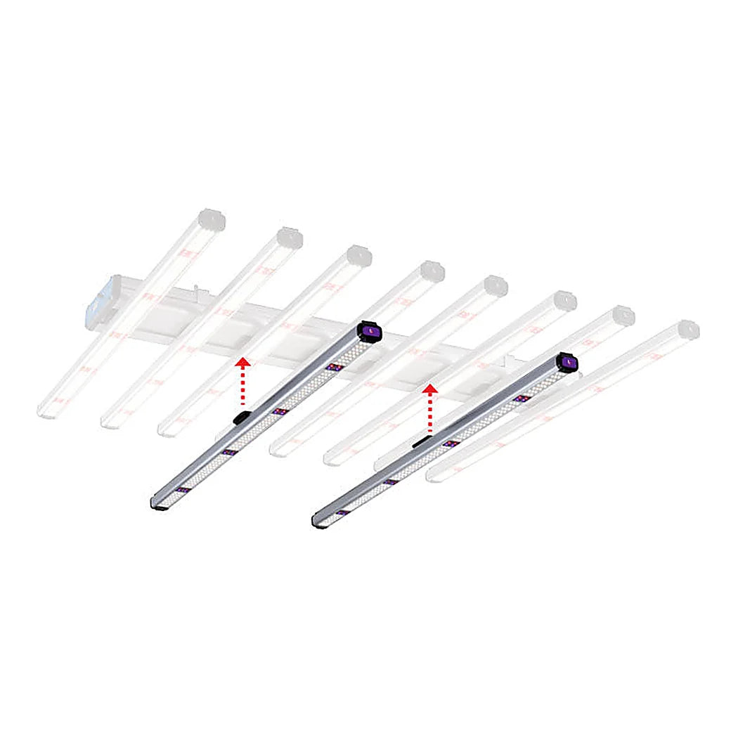 Two UV-1 bars added to a Model-H style multi-bar fixture