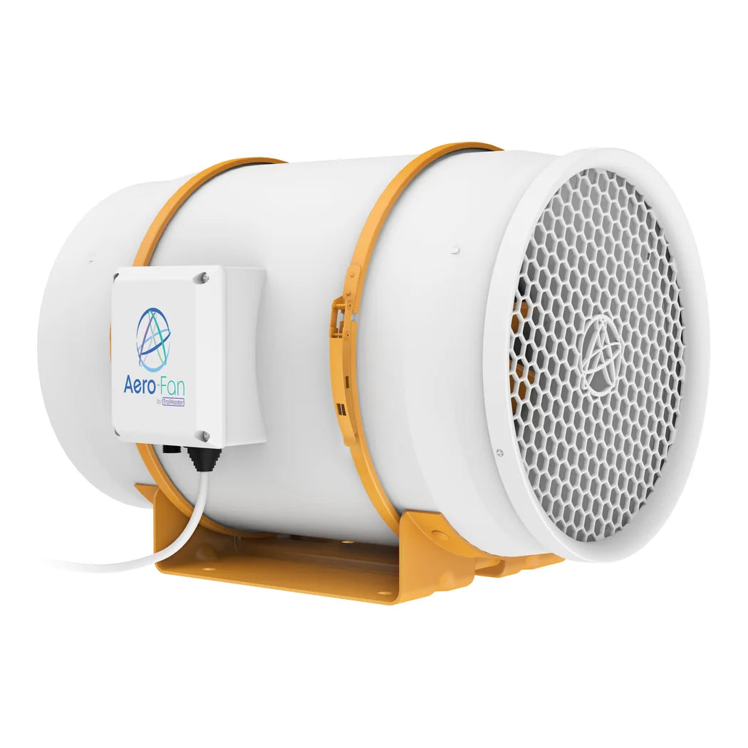 Aero-Fan V-10 10 in inline duct fan with mounting base