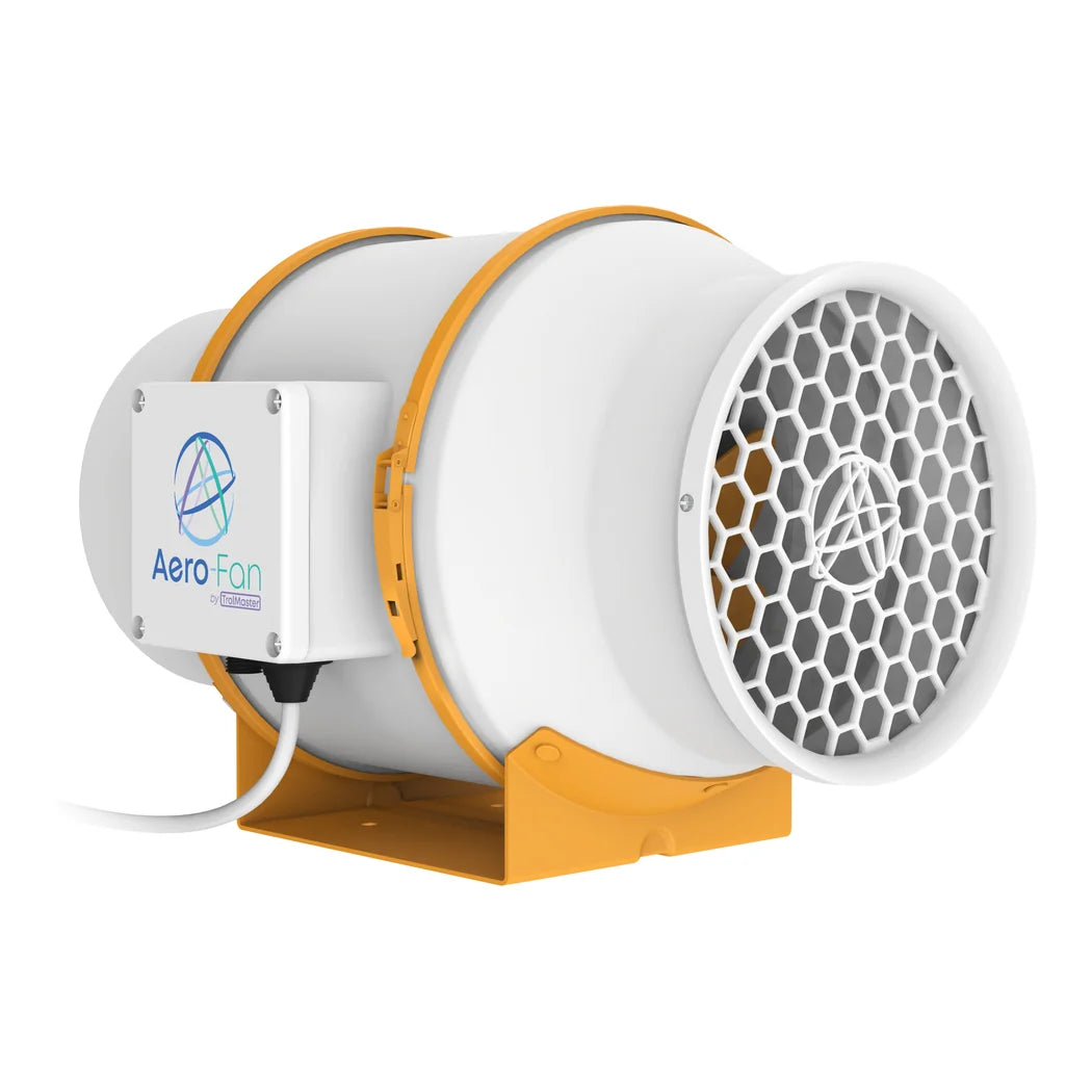 Aero-Fan V-6 6 in inline duct fan with mounting base