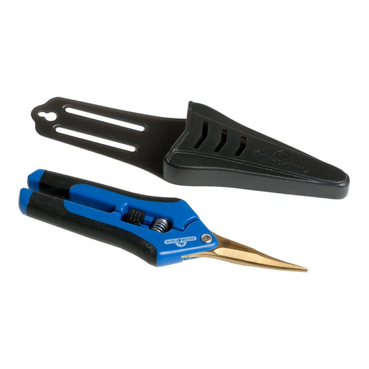 Titanium Precision Curved Blade Pruner - pruner with holster