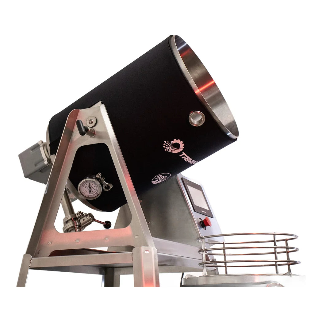 Triminator Maker Standard - (20 GAL) - drum tilted for discharge