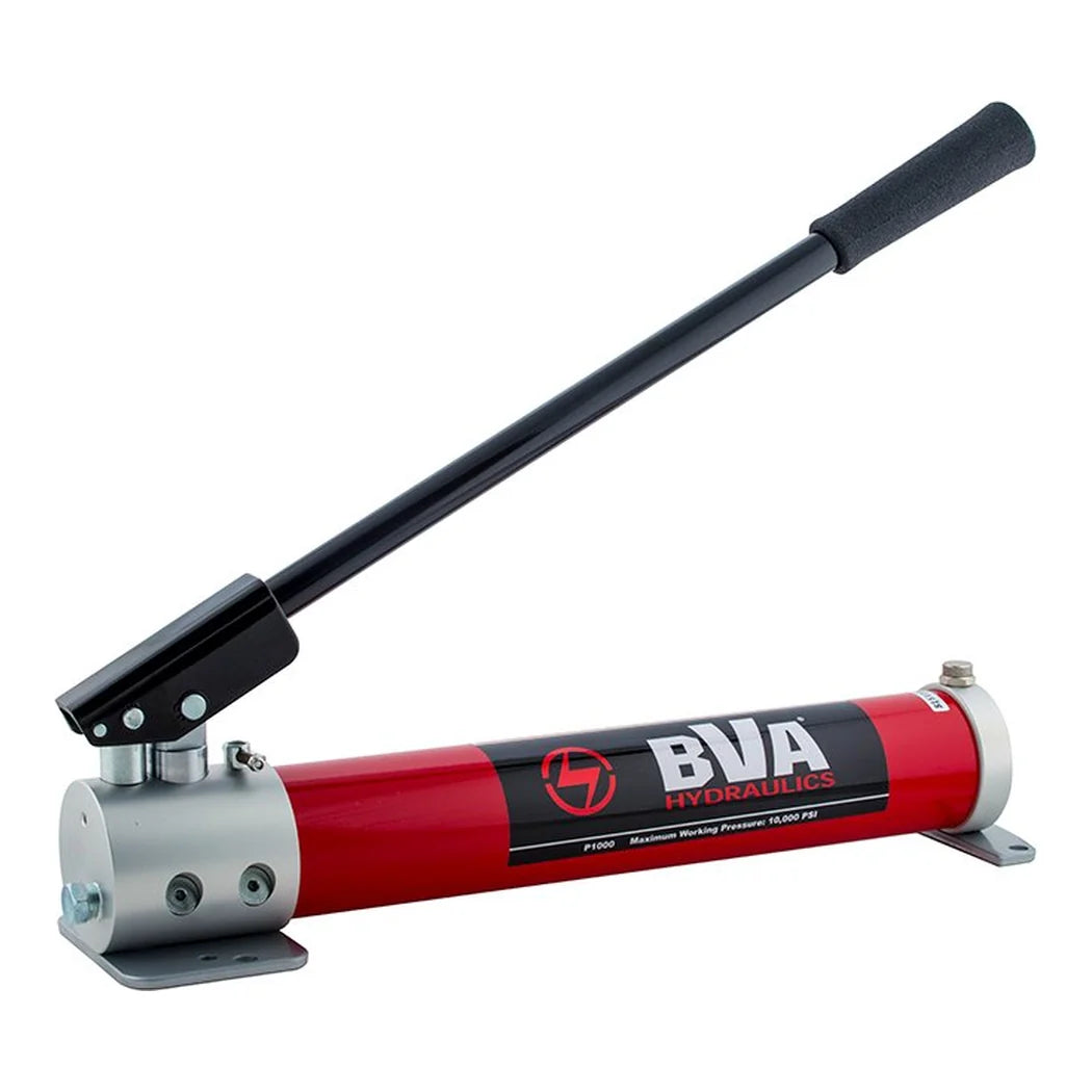 Triminator manual rosin press hand pump, BVA Hydraulics P1000, 10,000 PSI