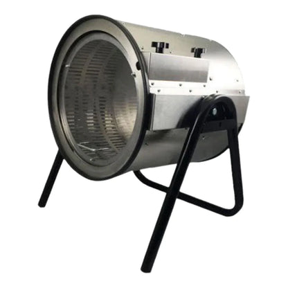 TrimIt Dry 1000 dry trimmer, stainless steel drum on folding stand