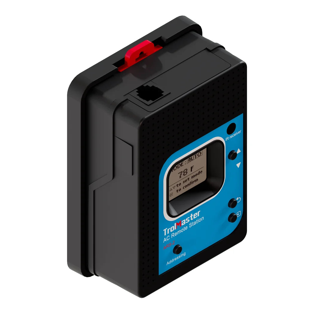 TrolMaster ARS-2 AC Remote Station for mini-split IR control, angled view