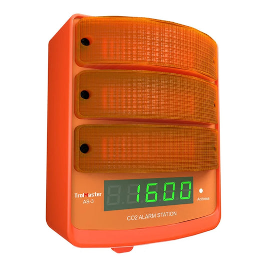 Trolmaster CO2 Alarm Station (amber light) - AS-3 amber alarm station