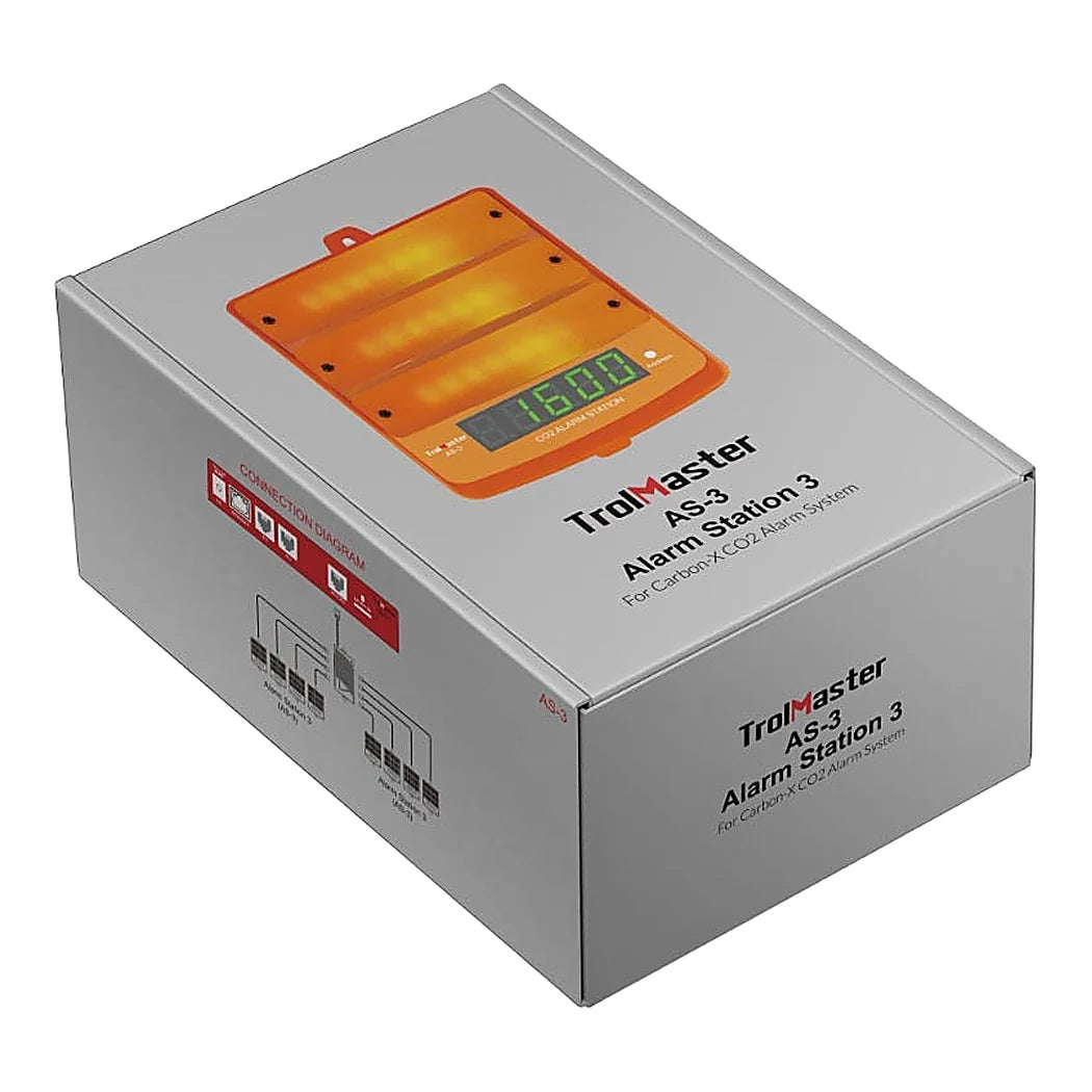 Trolmaster CO2 Alarm Station (amber light) - retail packaging