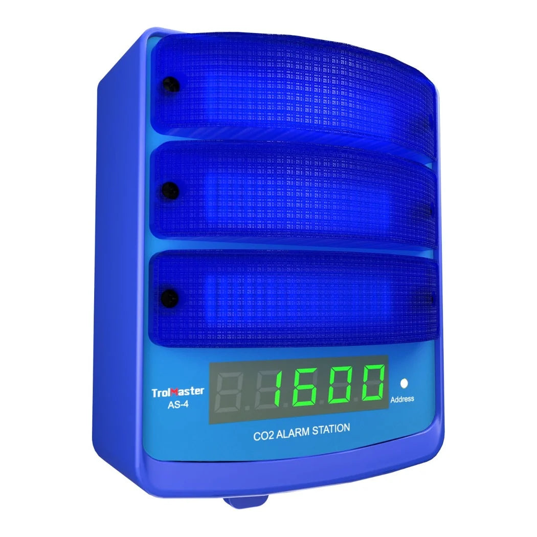Trolmaster CO2 Alarm Station (blue light) - AS-4 blue alarm station