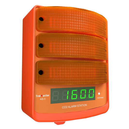 Trolmaster CO2 Alarm Station (Amber Light) Diagram