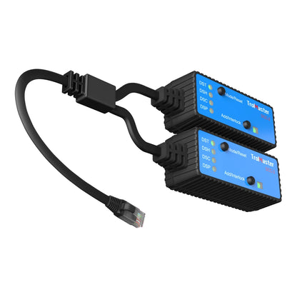 TrolMaster DCC-2 dual system control adapter with two modules and RJ12 cable