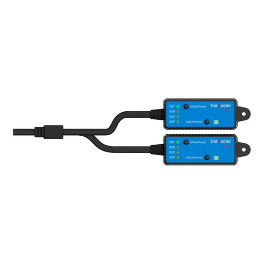 TrolMaster DCC-2 dual system control adapter laid flat