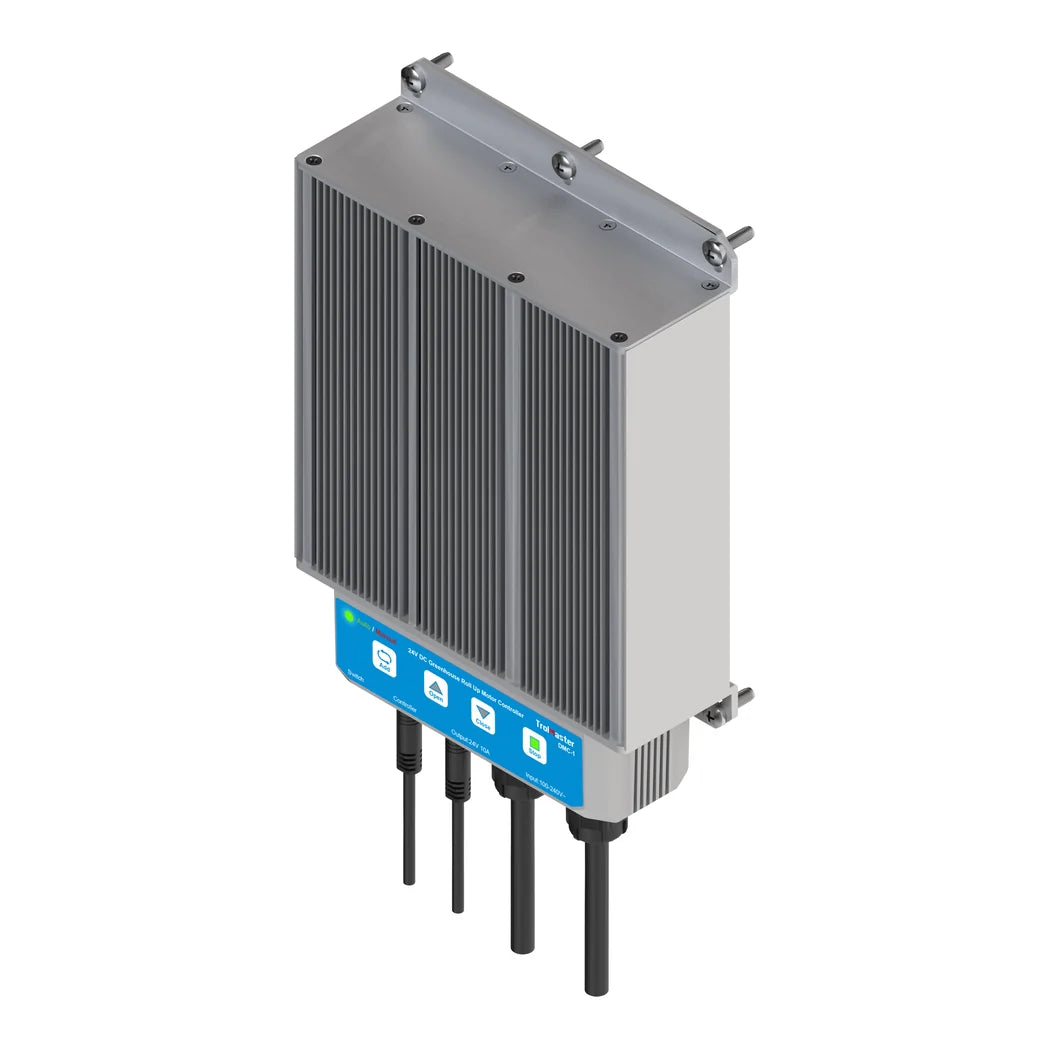 TrolMaster DMC-1 24V DC roll up motor controller with finned housing