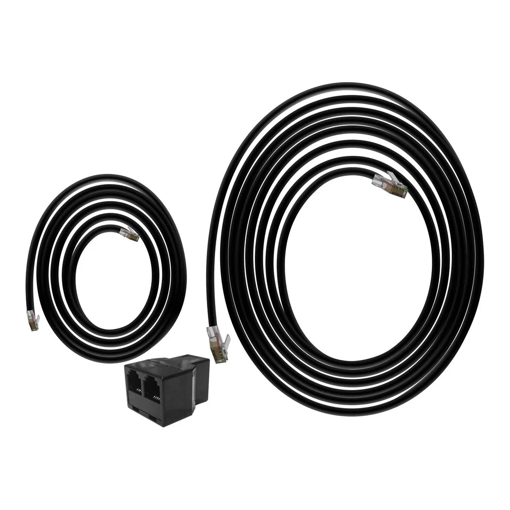 TrolMaster 16ECS-1 RJ12 Extension Cable Set - ECS-1 RJ12 cables and splitter