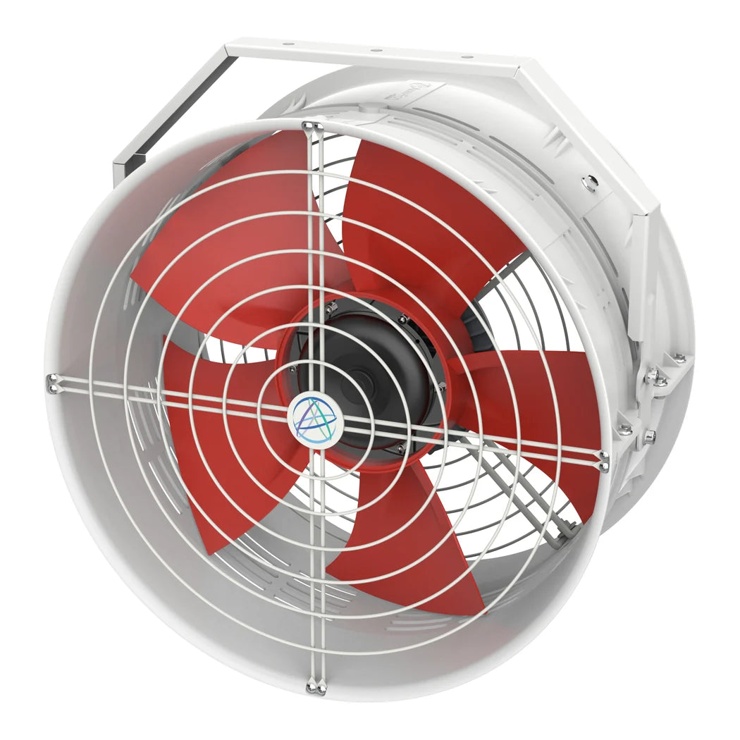 TrolMaster Aero-Fan HE-20M 20 inch high velocity fan, 4980 CFM, IP66 rated five-blade rotor