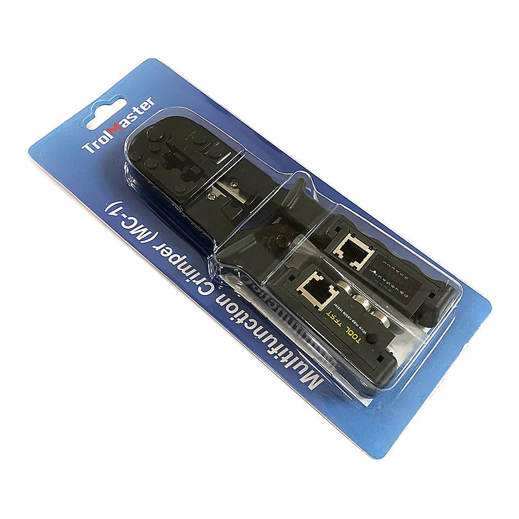 Trolmaster MC-1 Multifunction Crimper & Cable Tester Tool - retail package