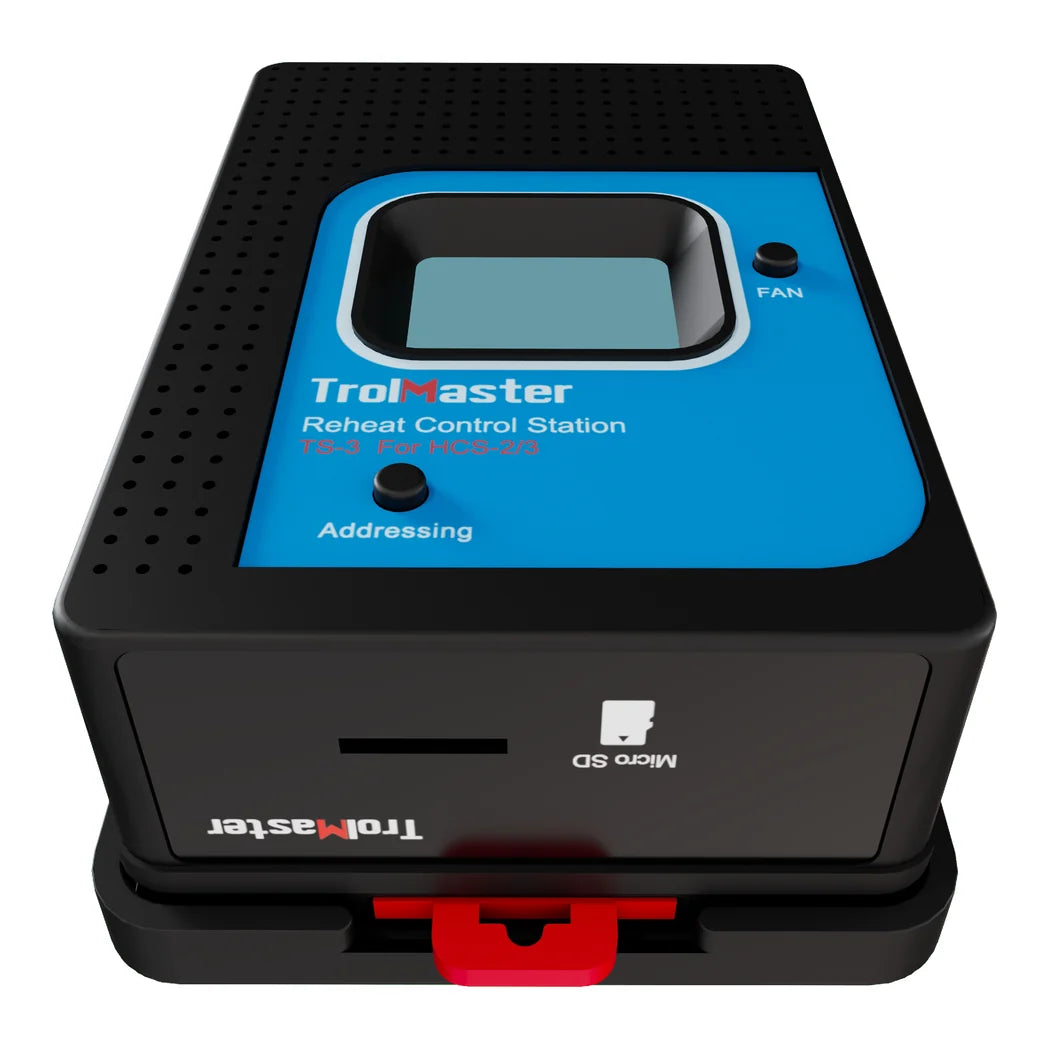 TrolMaster TS-3 reheat control station top angle