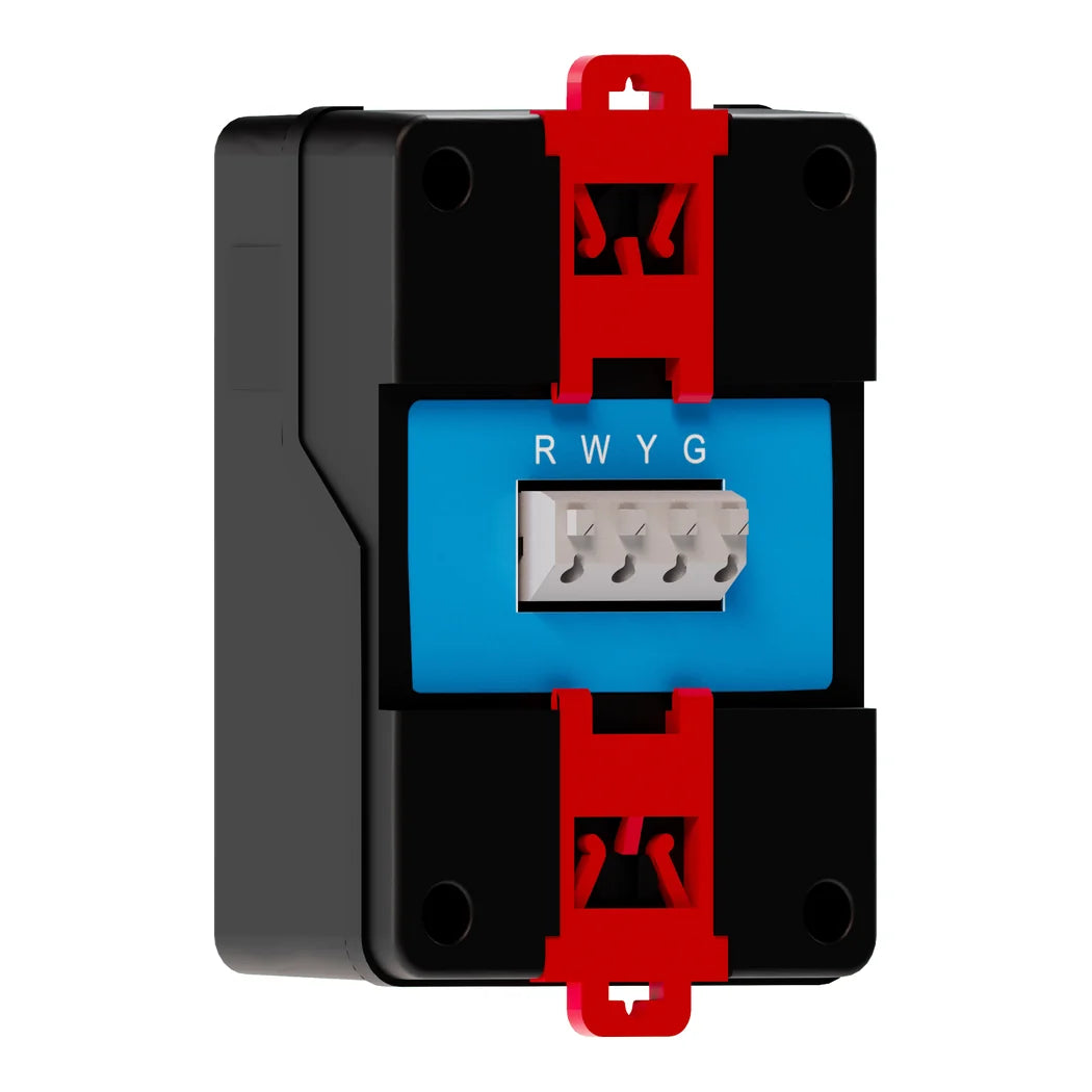 TrolMaster TS-3 rear R W Y G wiring terminals