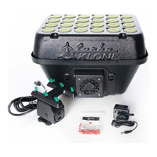 TurboKlone Turbo Mini T24 aeroponic cloner, 24 sites, with accessories