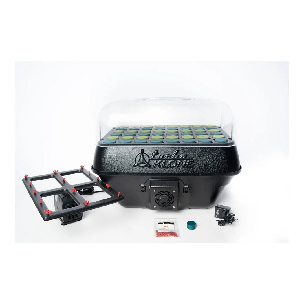 TurboKlone T48 system shown with pump, manifold and accessories