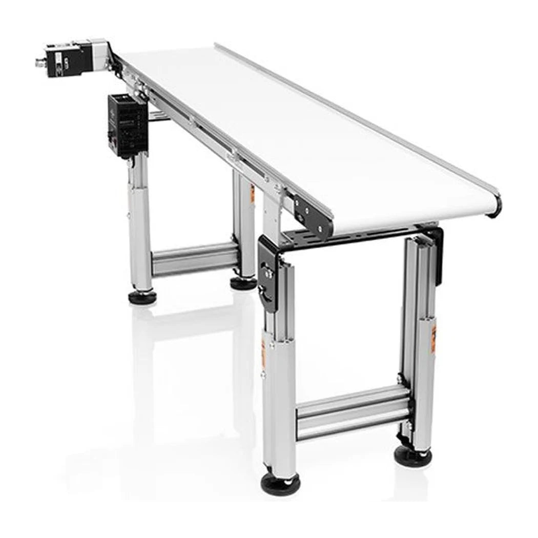 Twister QC delivery conveyor for T2 and T4 trimmers, 12 in x 60 in belt on adjustable legs