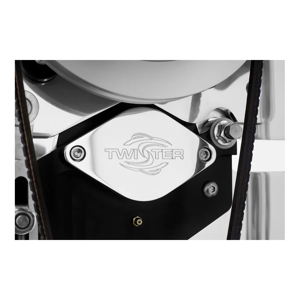 Twister T2 trimmer body detail with Twister badge