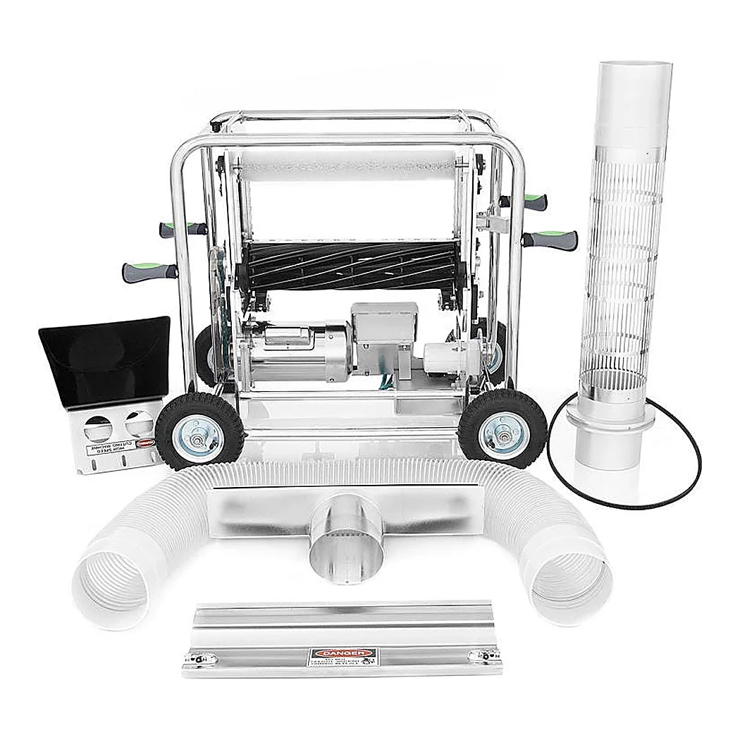 Twister T2 trimmer disassembled with tumbler and components laid out