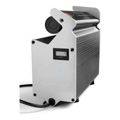 Twister T4 Trimmer - Variable Speed Wet & Dry Trimming Machine - control end, angled view