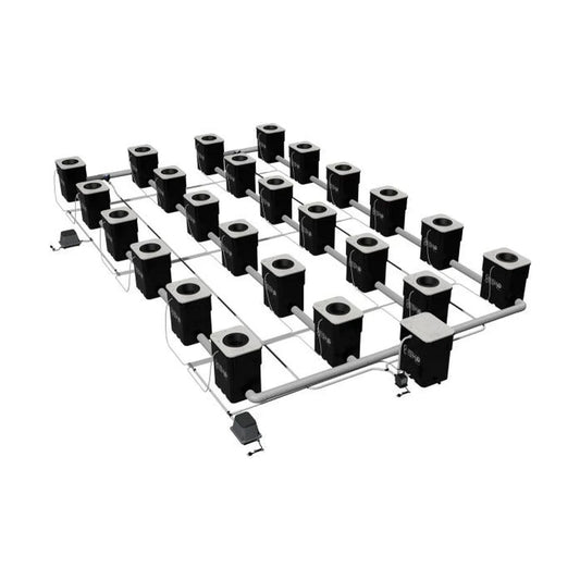 Current Culture Under Current Double Barrel 24 XXL13 recirculating deep water culture system with 24 sites