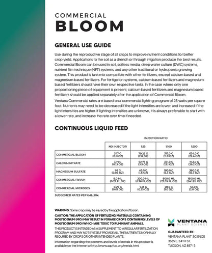 Ventana Plant Science - Commercial Bloom (2-26-41)