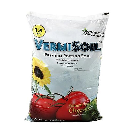 Vermicrop VermiSoil premium potting soil, 1.5 cu ft bag