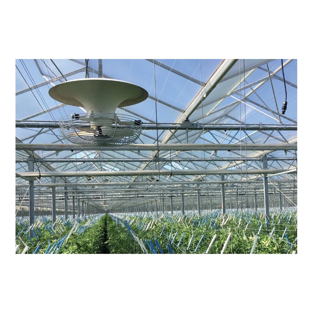Vostermans V-Flo fan hung from a crossmember using the ZA182 set