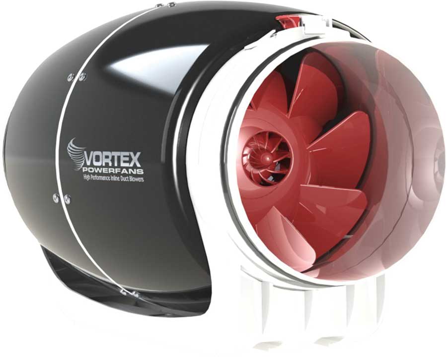 Vortex S-Line Ultra Quiet Fan 6" 347 CFM