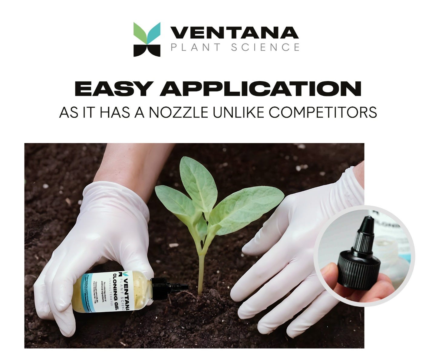 Ventana Plant Science Cloning Gel - 4 Oz (118 Ml) - Easy Applications