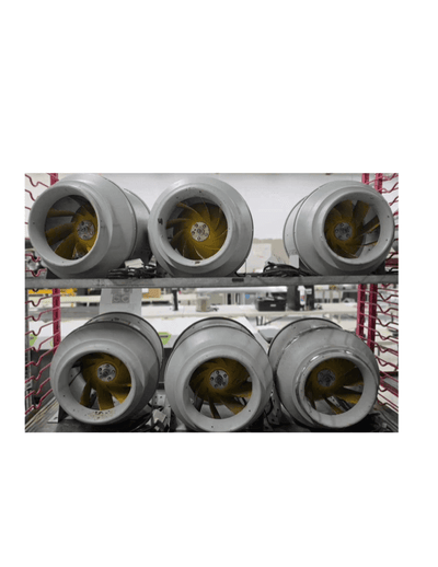 FAN - Industrial inline duct fan 12-inch mixed-flow ventilation fan