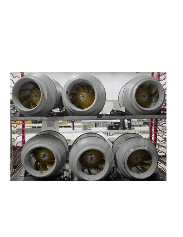 FAN - Industrial inline duct fan 12-inch mixed-flow ventilation fan