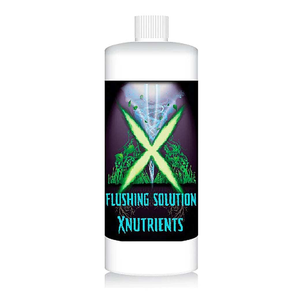 X Nutrients Flushing Solution, 1 quart bottle