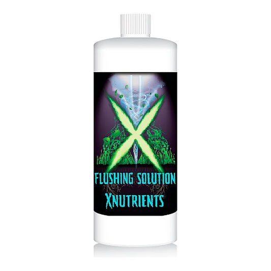 X Nutrients Flushing Solution, 1 quart bottle