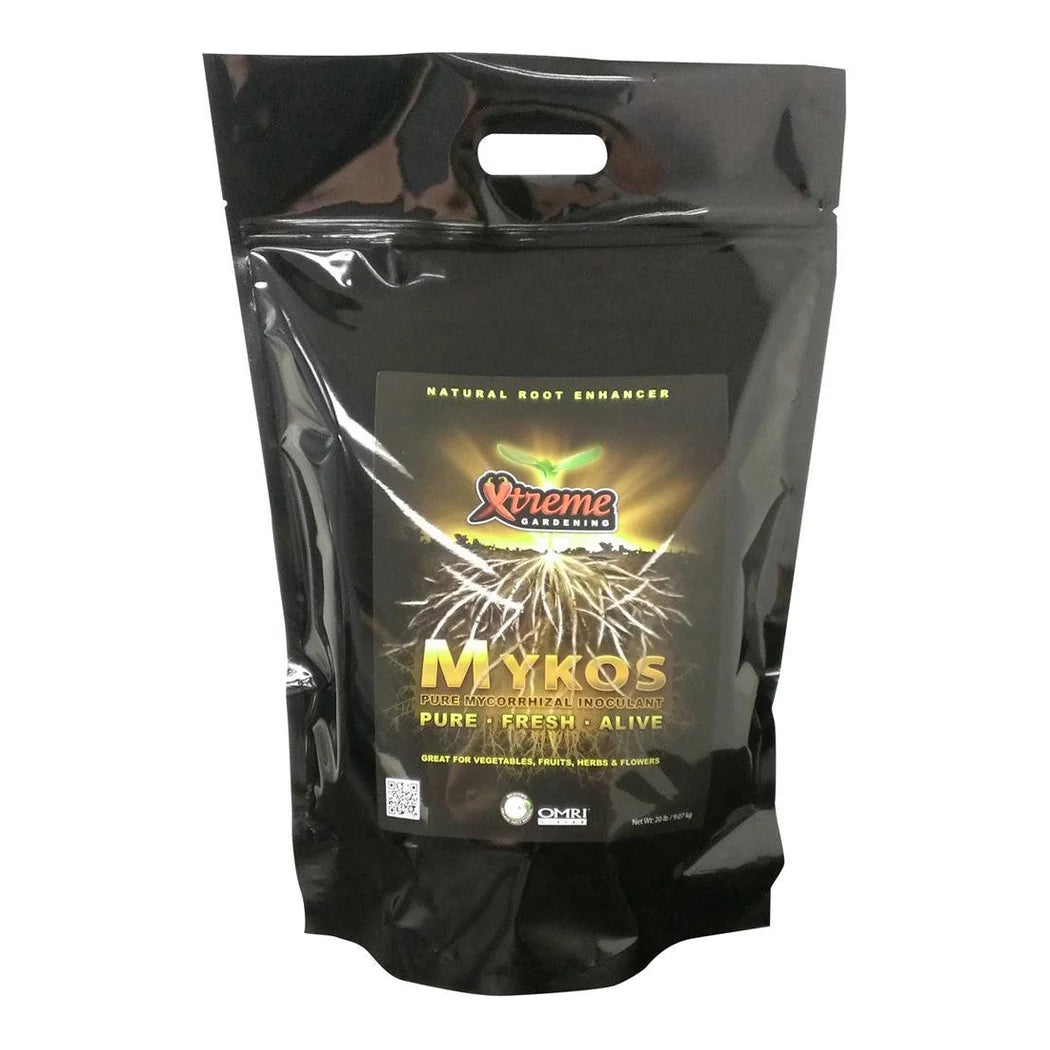 Xtreme Gardening Mykos mycorrhizal inoculant, 20 lb bag with carry handle